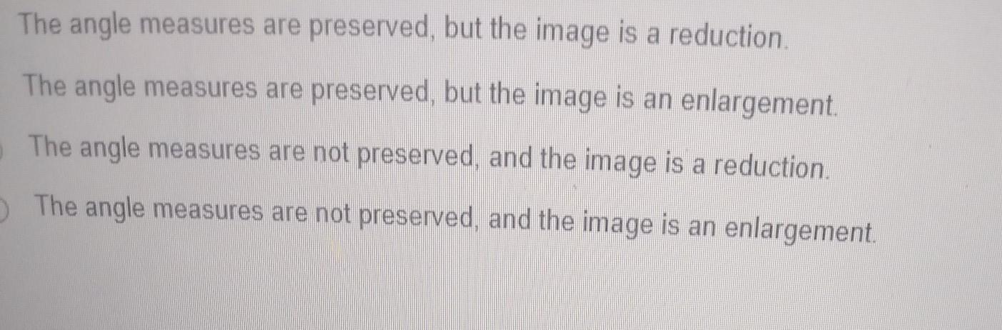 A Sequence Of Transformation Is Described Below : A Dilation Centered At Point P With A Scale Factor