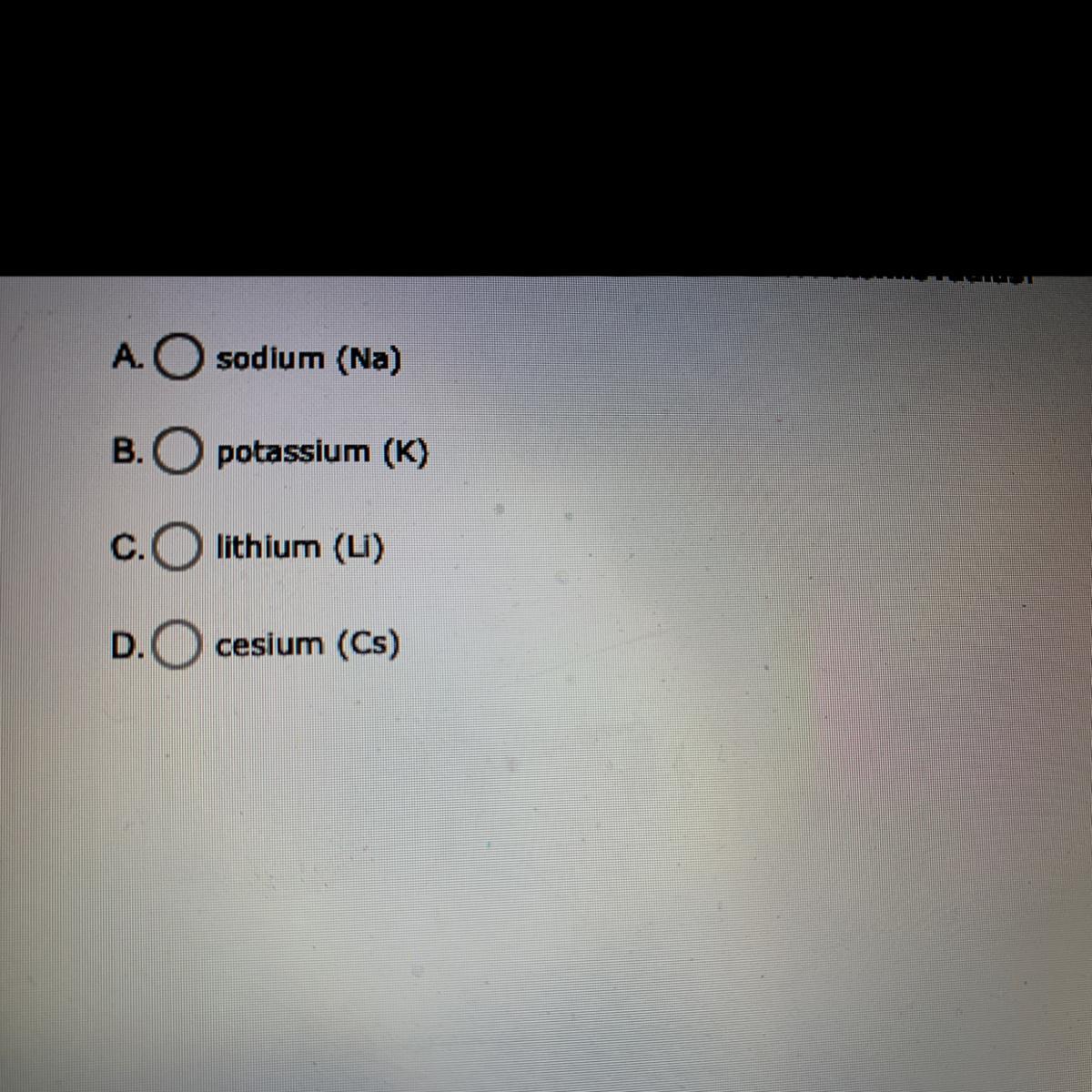 Which Of The Following Atoms Would Have The Smallest Atomic Radius?