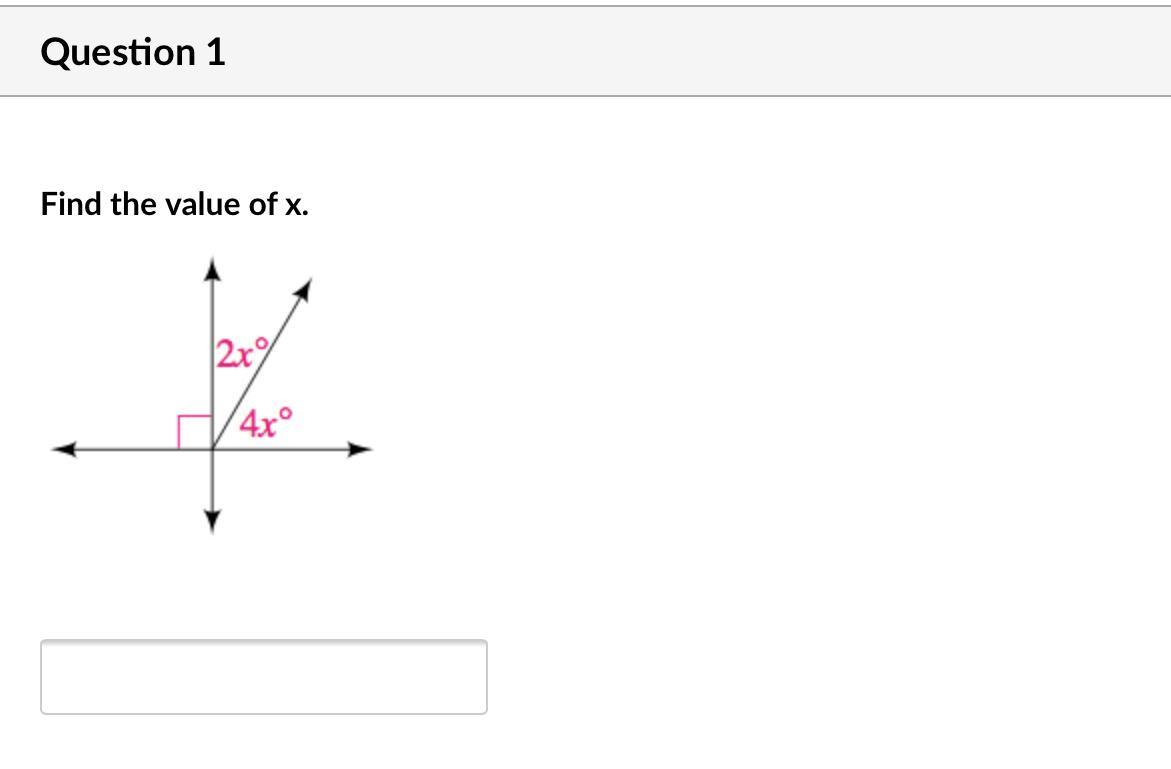 Find The Value Of X.