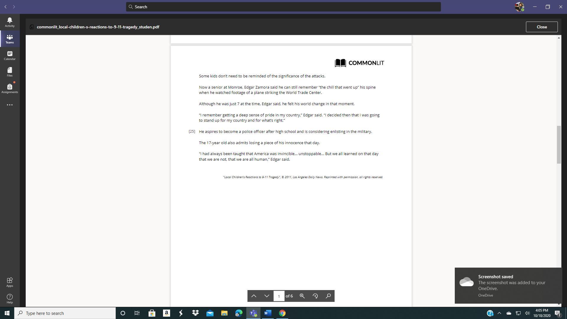 Describe How Llanos Portrayed Adults Who Remember 9-11 In Comparison To Students Who Know Little To Nothing
