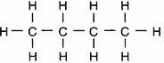 Which structural formula represents a member of the alkene series?