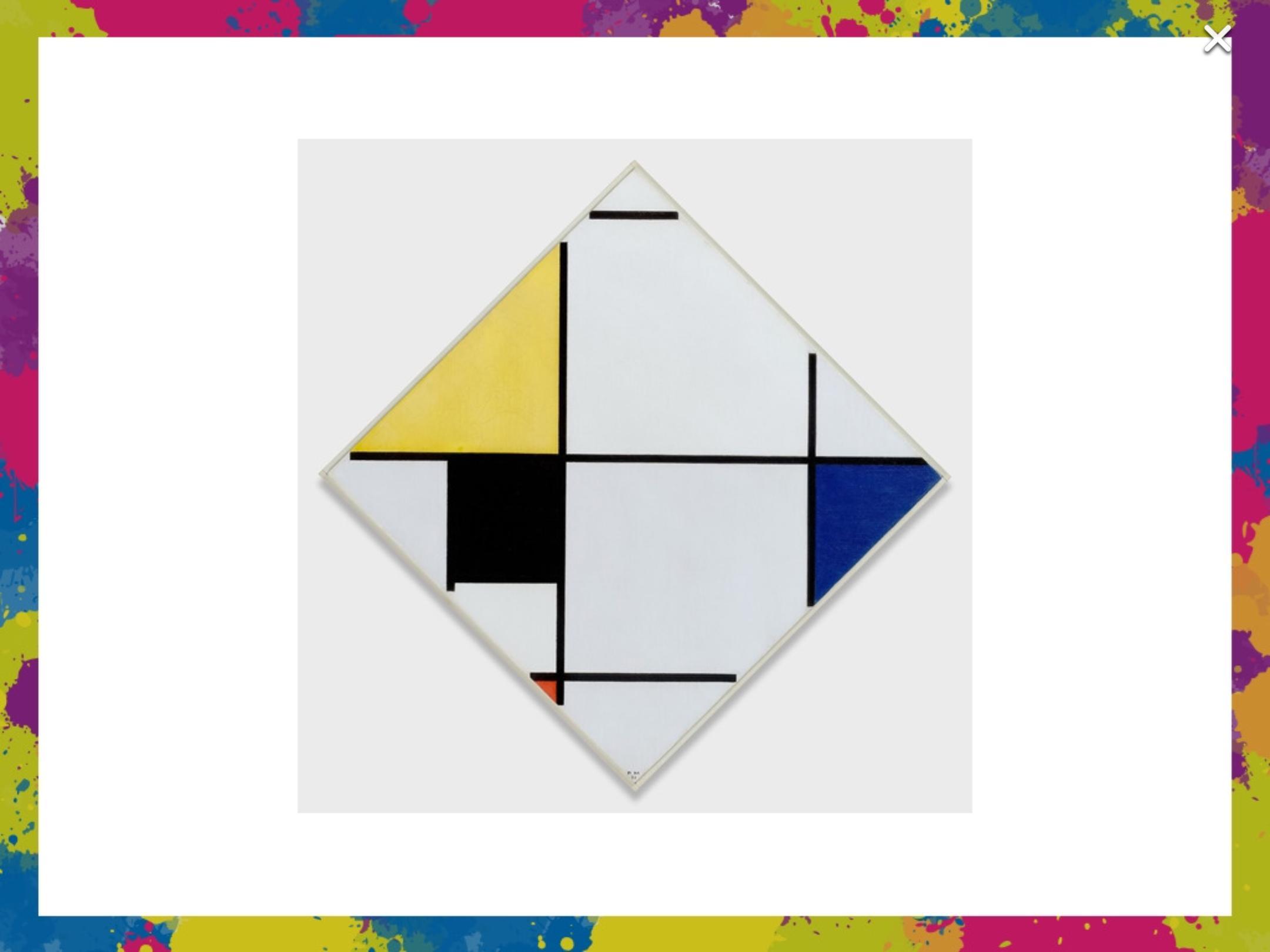 Help me please? How did Mondrian use these principles of art to create a certain feeling or effect in