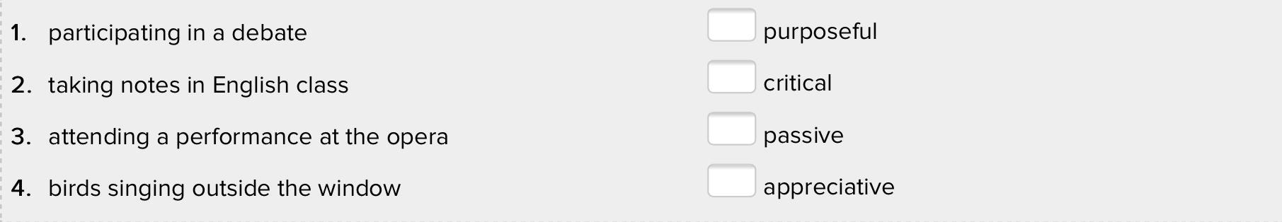 HELP!!!!!!!!!! Match the definition with the word(s)