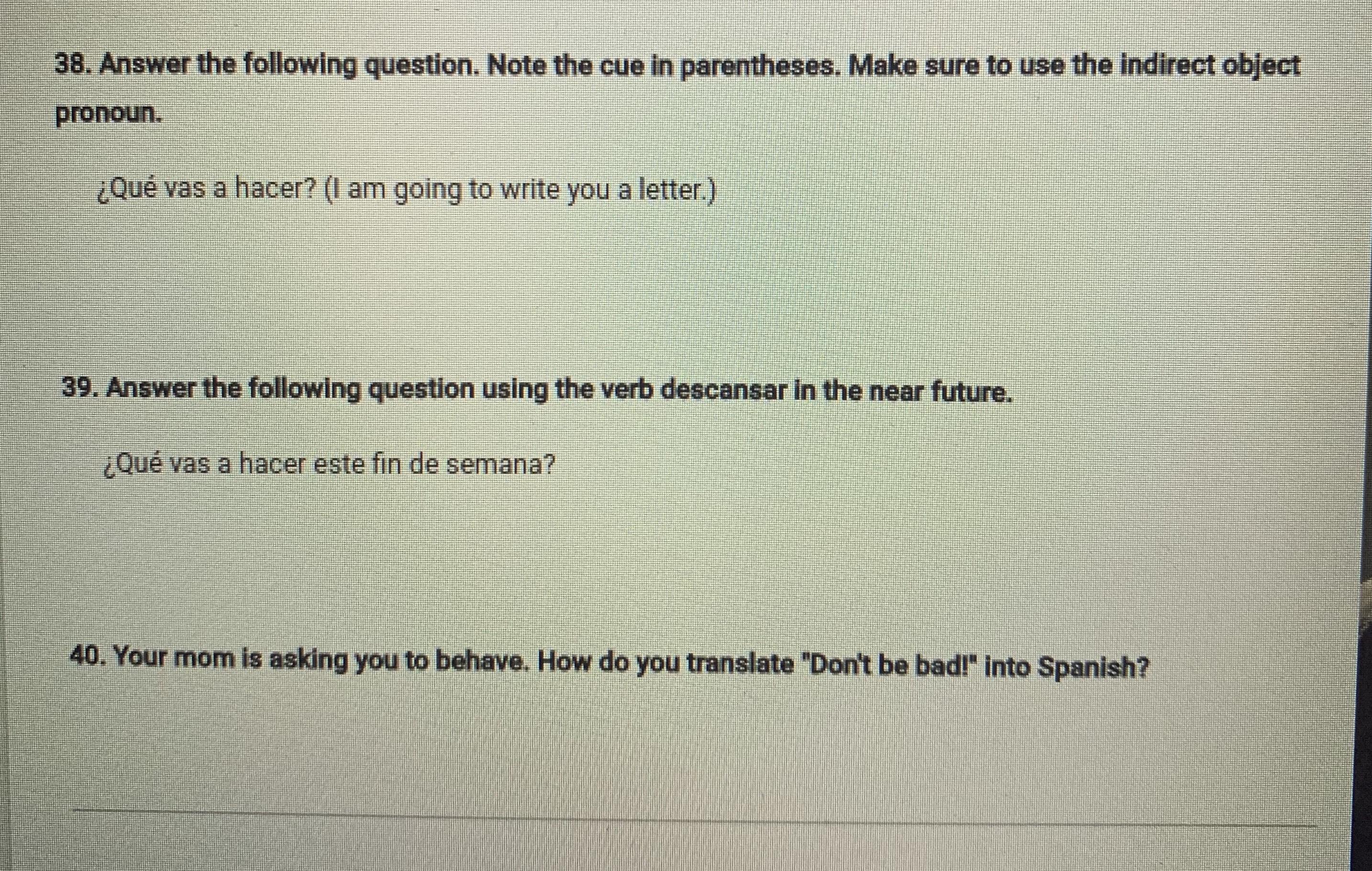 Please Help Answer All These Questions, Please And Thank You!!