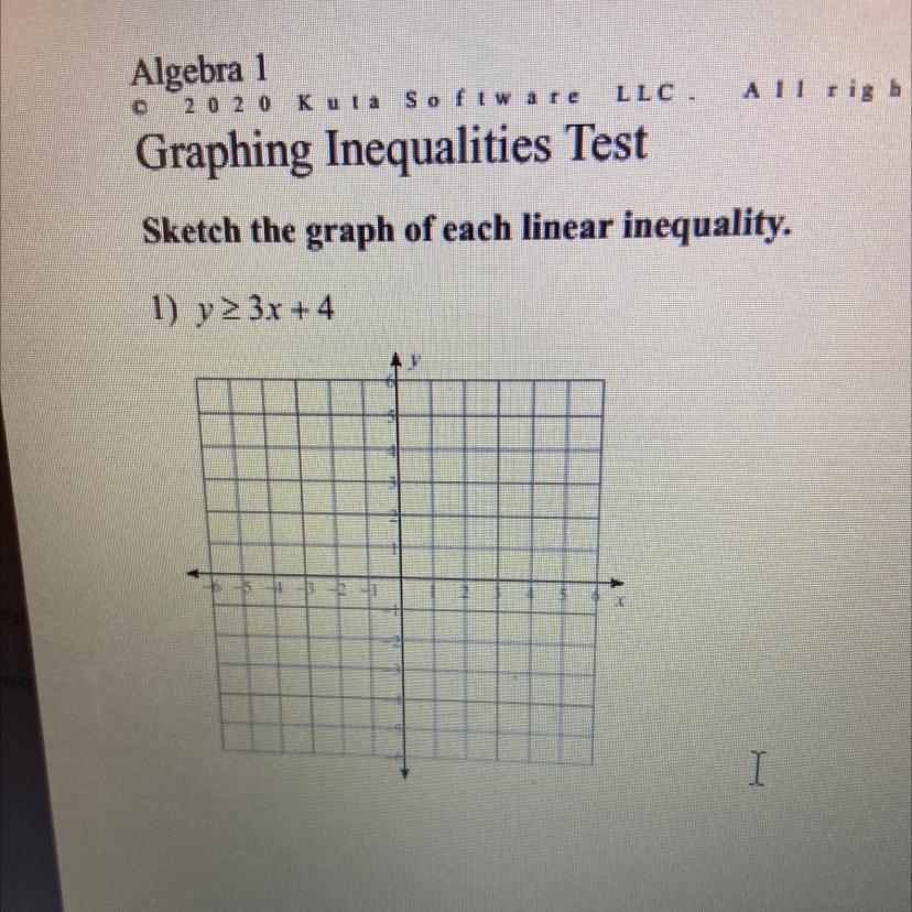 Sketch The Graph Of Each Linear Inequality 