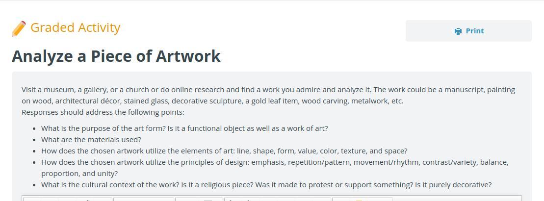 Hey I Need Some Help With Art Stuff. I Can't Get To An Art Museum And I Can't Have Anything That Is Copied