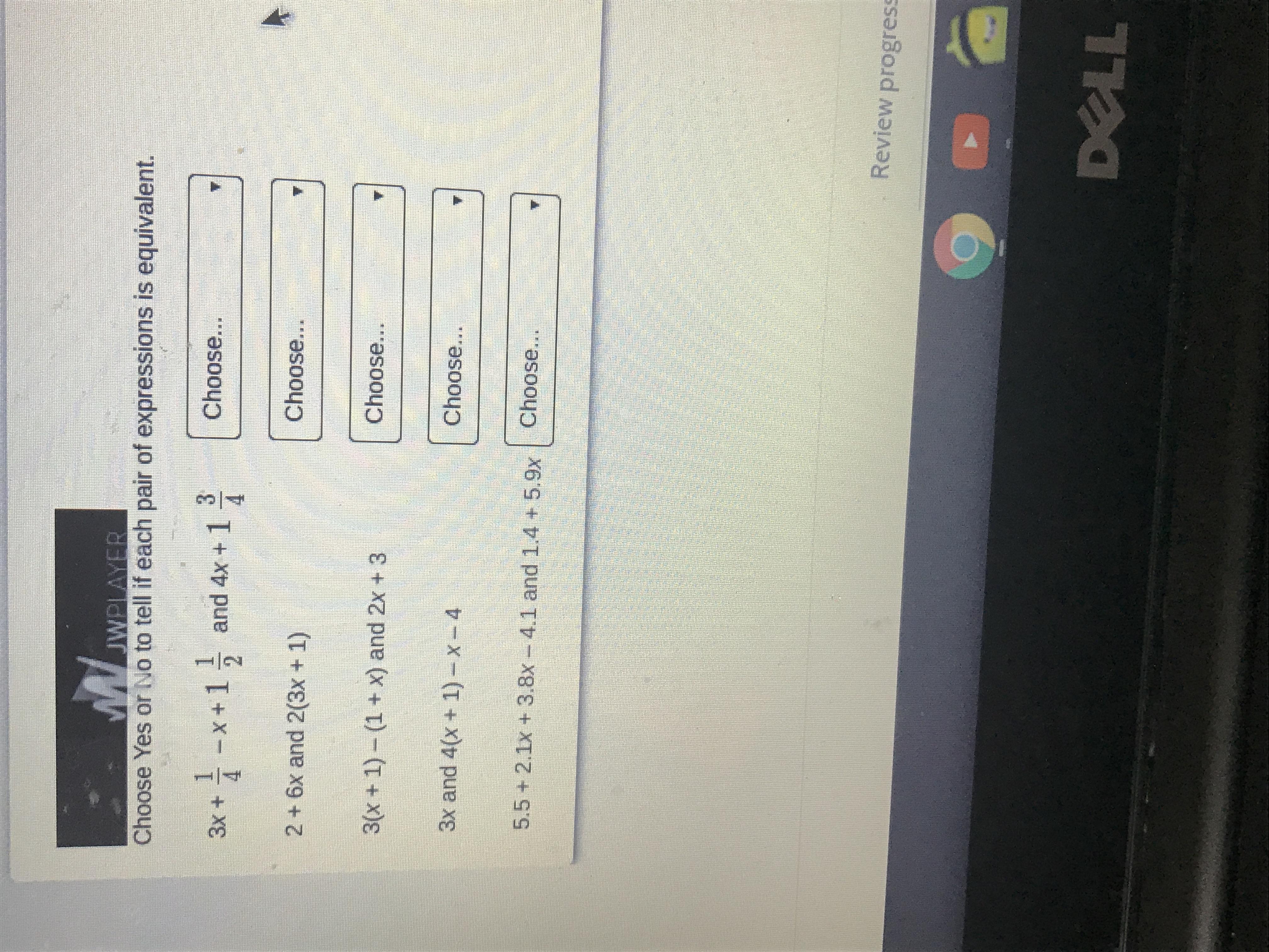 Anwser Each Question With Yes Or No