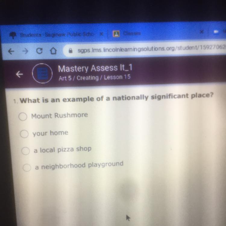 What is an example of a nationally significant place?