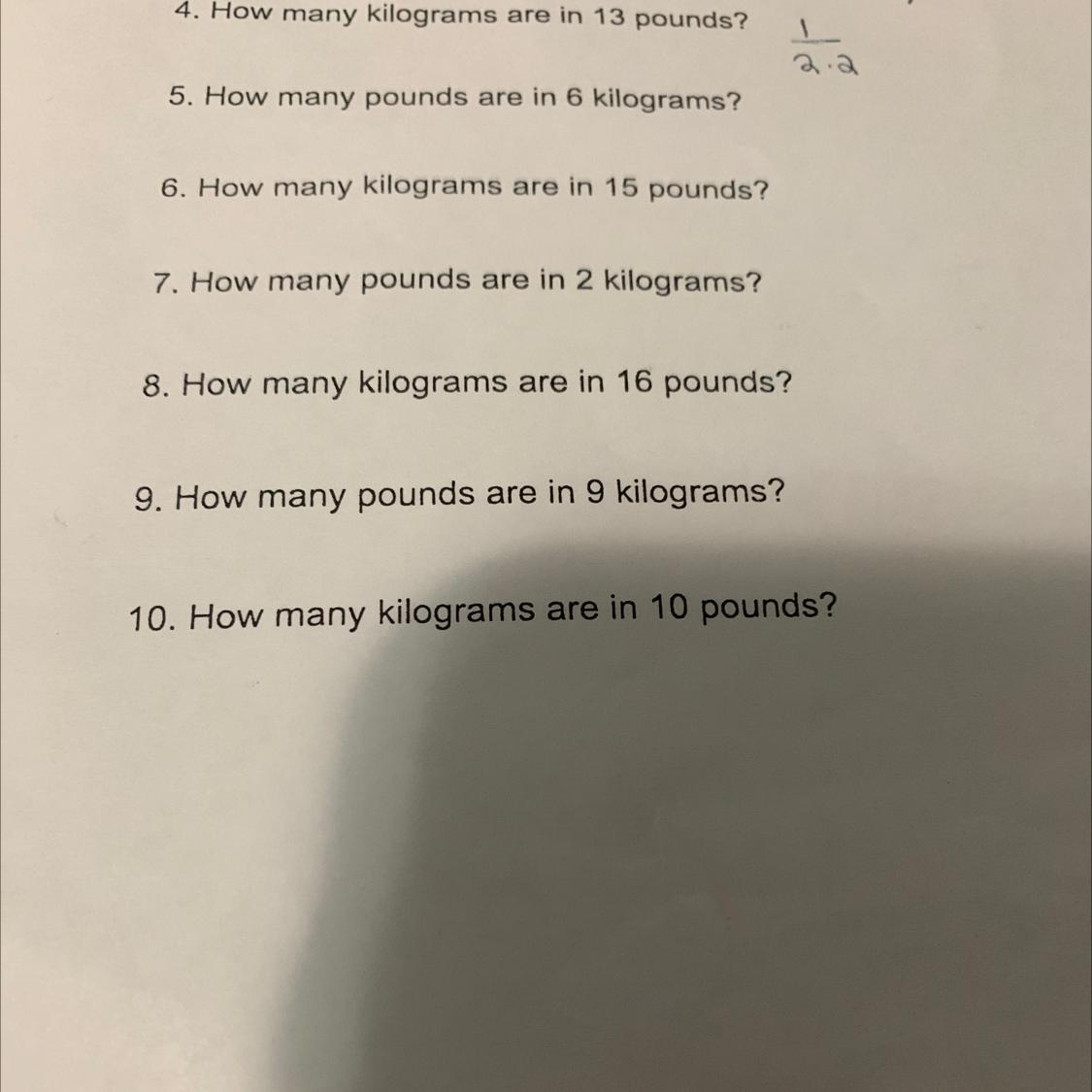 15 POINTS !!! WILL MARK BRAINLIEST PLEASE EXPLAIN HOW U GOT THE ANSWER AS WELL THANK YOU !!!-Converting