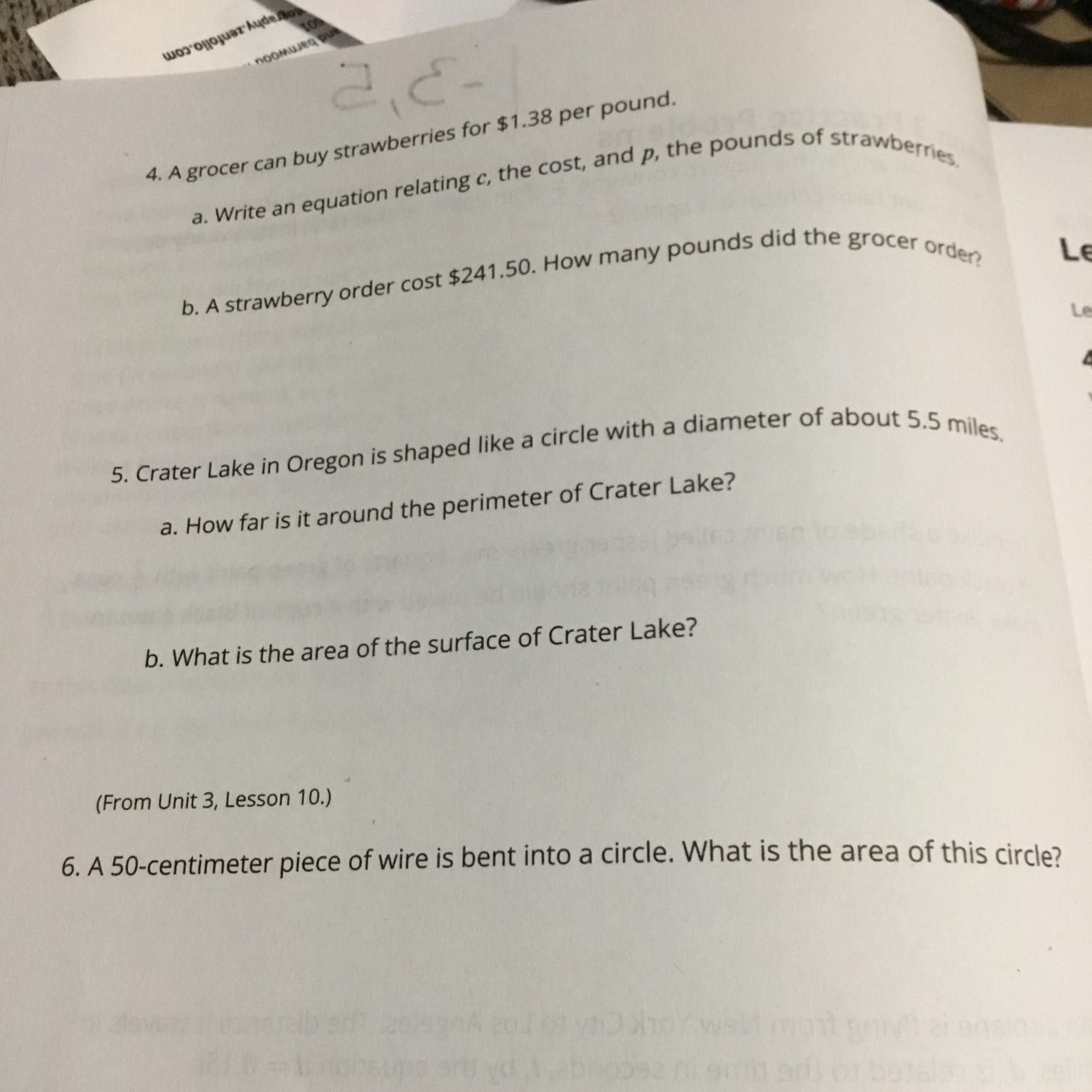 PLEASE HELP ASAP!!!!! (Part 2) I only need to do 5.