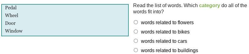 Identifying a Category