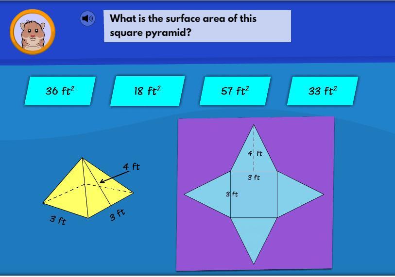 What Is The Surface Area Of This Square Pyramid