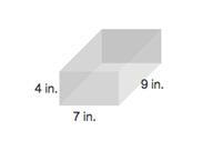 What Is The Surface Area Of The Rectangular Prism?A Rectangular Prism With A Length Of 7 Inches, Width