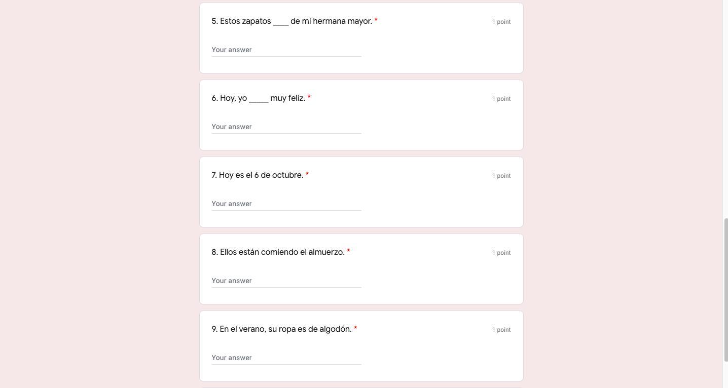 Need help due in 2 minutes!!!! (+100 points)(+brainliest)(+5 stars)Complete each sentence with the correct