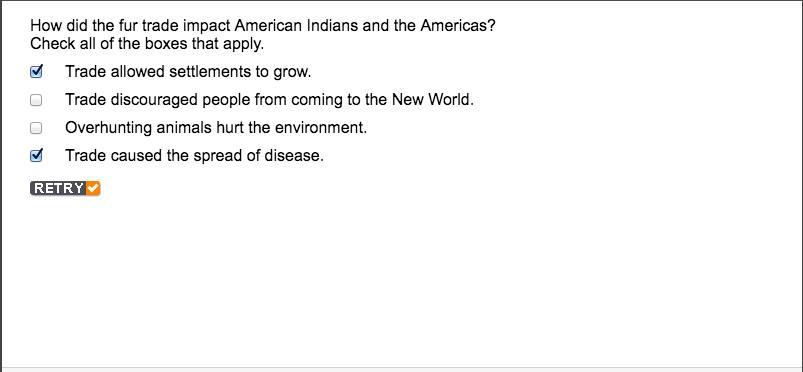 How did the fur trade impact American Indians and the Americas?