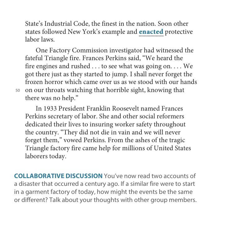 6. What idea presented by both authors is most relevant to us today? Why?7. The two historical writings