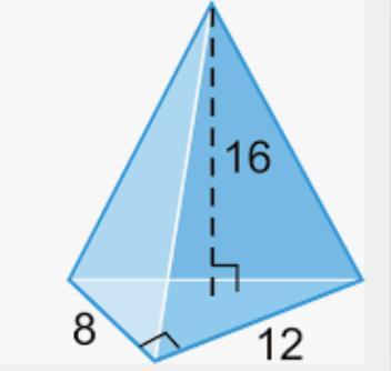 Find the volume of the figure.