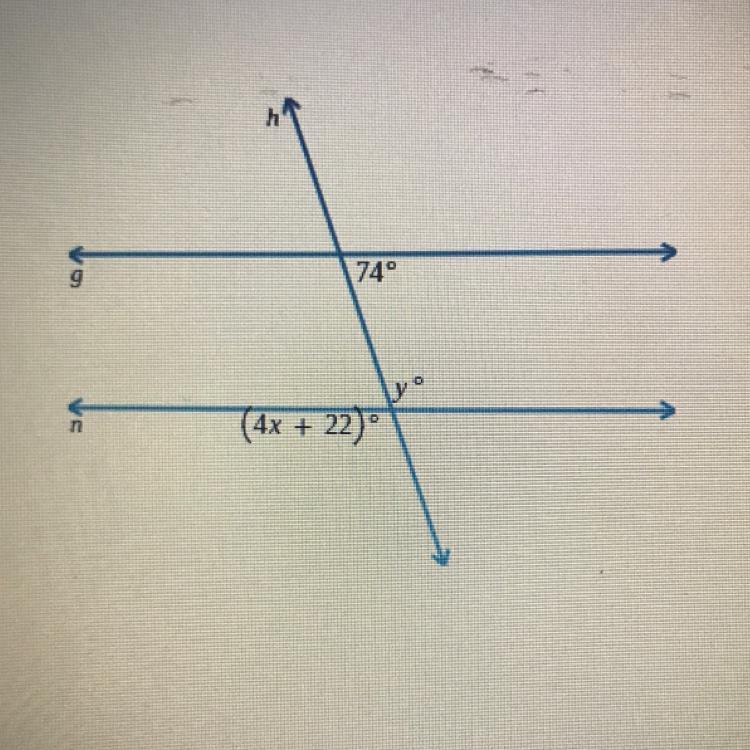 find the values of y and x plssss