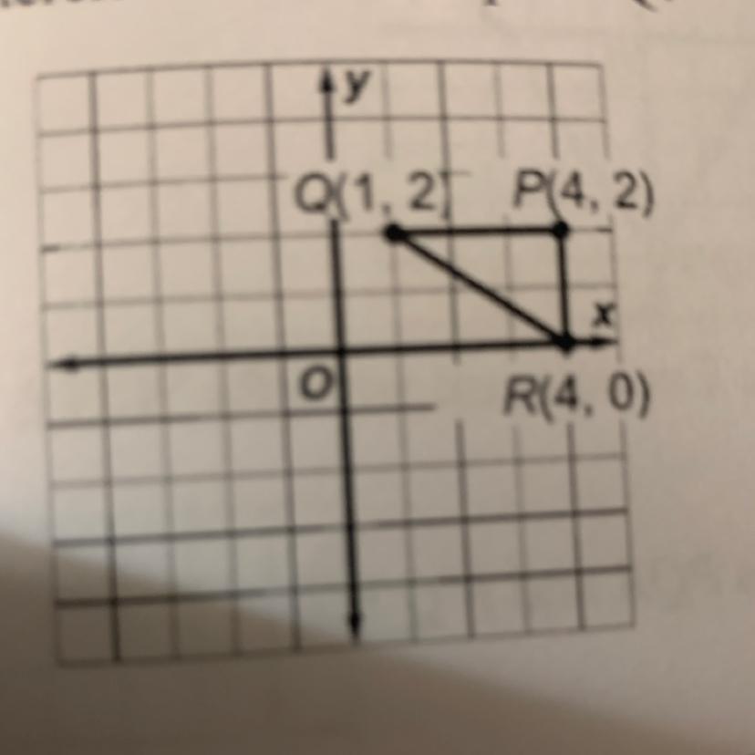 What are the coordinates of the image of point P after APORis rotated 90 counterclockwise about point