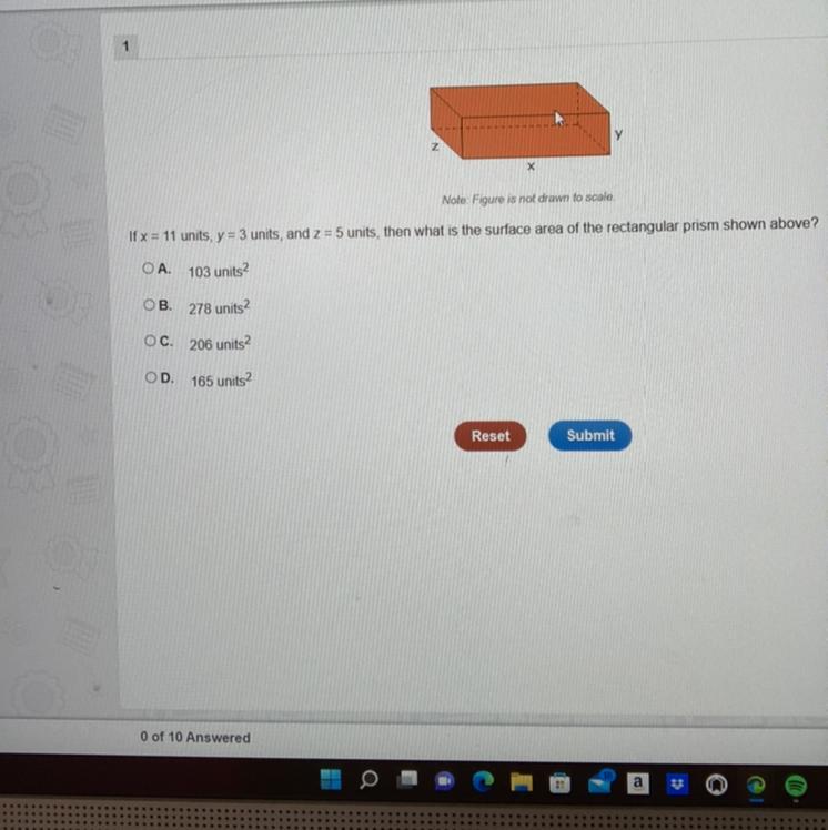 Study island surface area