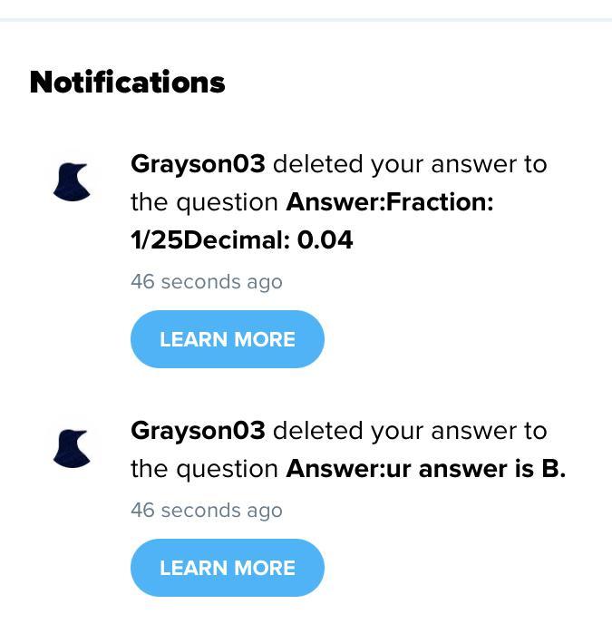 I hate that I had almost 30 notifications from this one person and there is still more