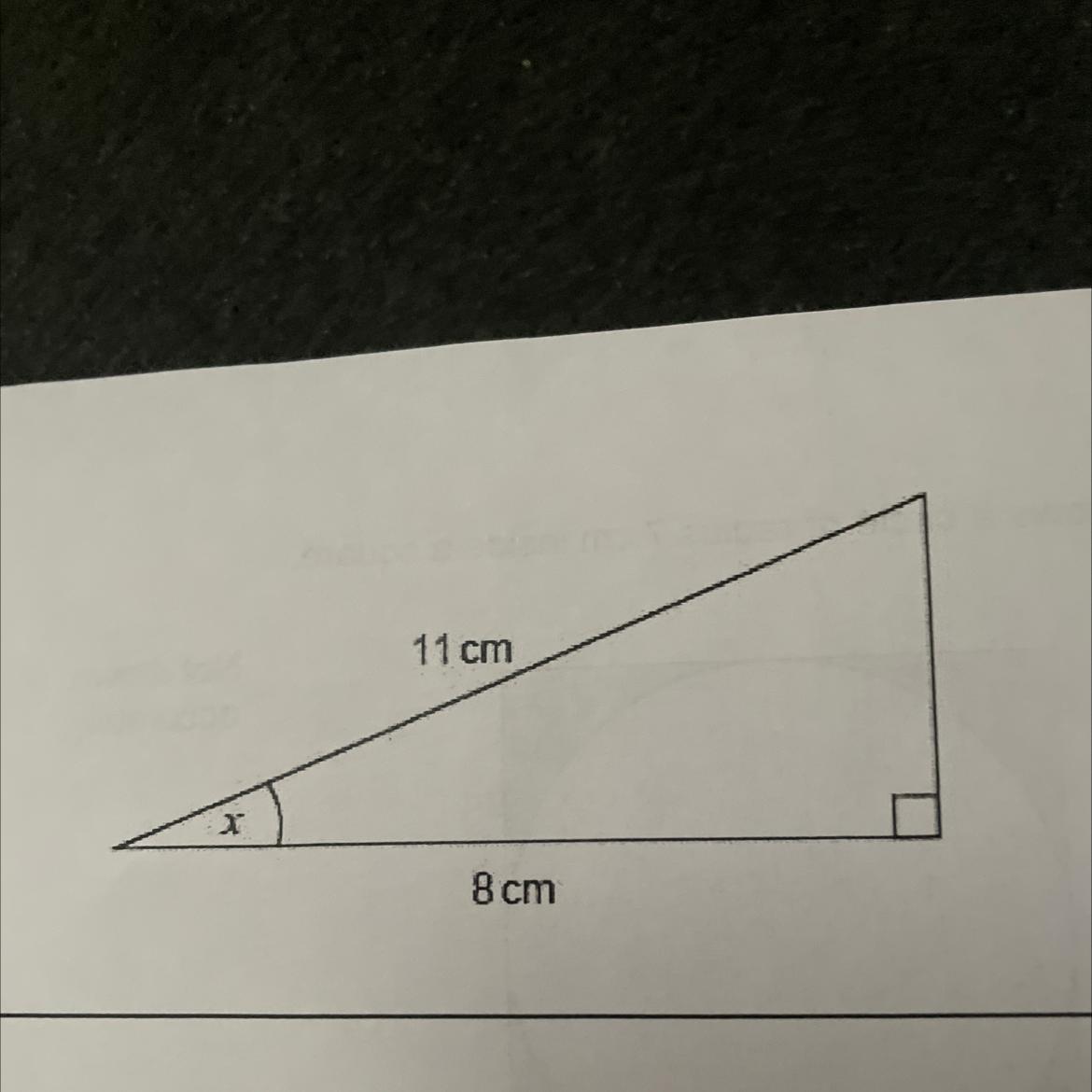 Work out the size of angle x I need help 