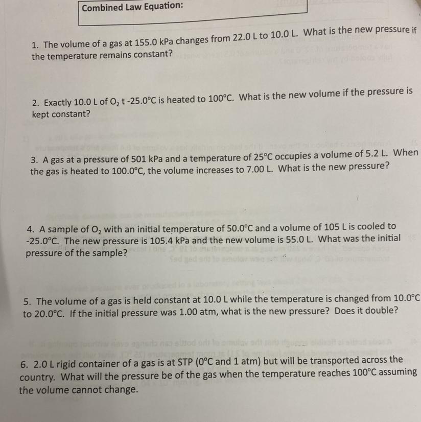 If you can answer it with another sheet answering all that I would appreciate it.