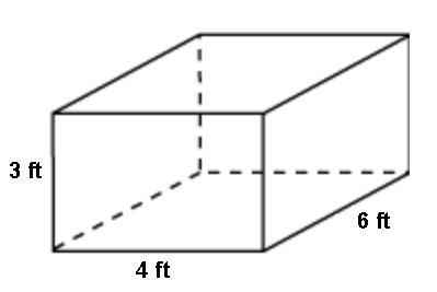 find the volume of the box. the volume of the box is ________ cubic feet