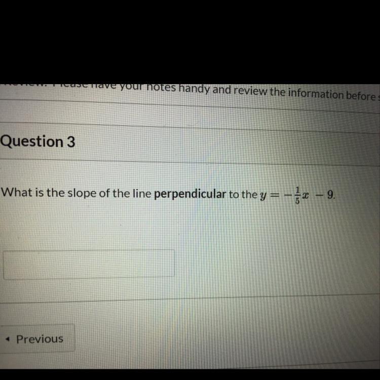 What Is The Slope Of The Line Perpendicular To The Y2 - 9.