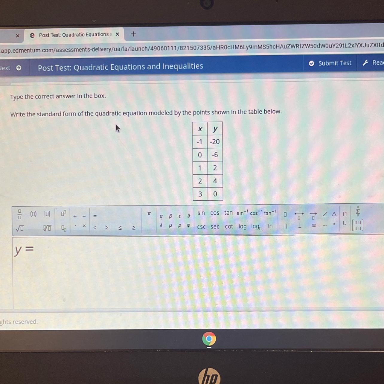 i need to find y can you please solve it for me