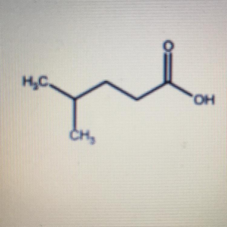 Give the IUPAC name for the following molecule.