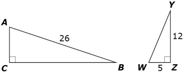 Q1 (pic 1)Triangle ABC is similar to triangle WYZ.Select all angles whose cosine equals 35.Question 1