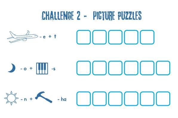 Picture Puzzels(2 images below)