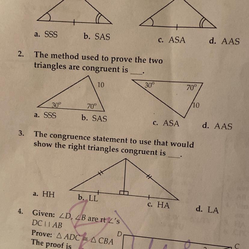 Need help with number 2 and 3 