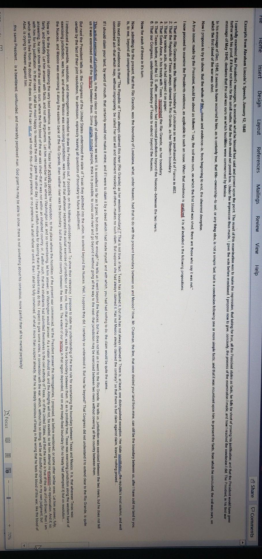 Write an essay that answers the following question: Was the United States justified in going to war against