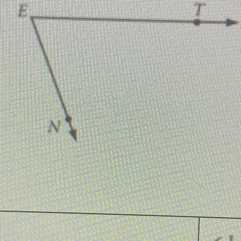 Name each angle in 3 different ways.