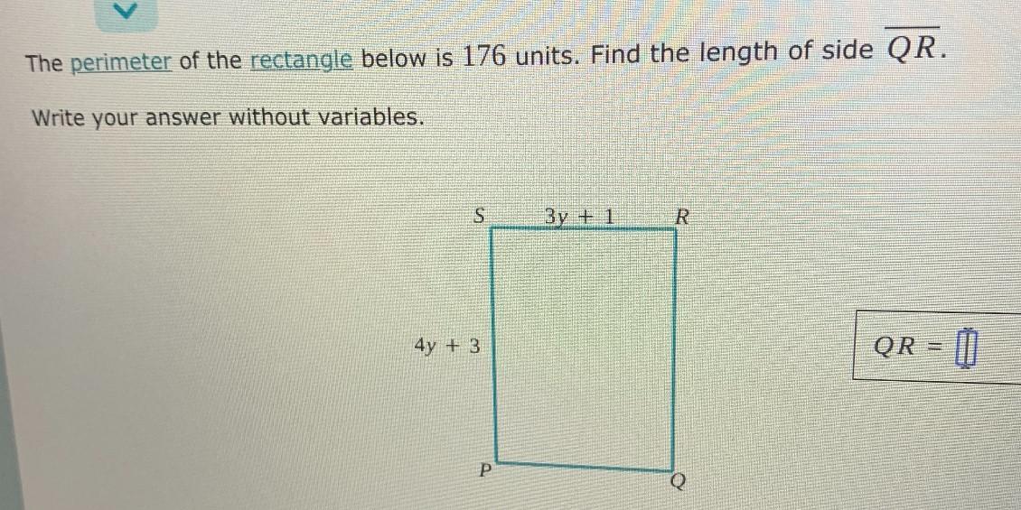 =O LINEAR EQUATIONS AND INEQUALITIESFinding A Side Length Given The Perimeter And Side Lengths With...The