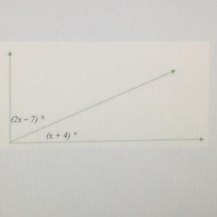 What is measure of the missing angle? HELP
