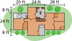 I NEED REAL HELP I DON'T WANNA fail --------------The floor plan for a house is shown.Vertical lengths