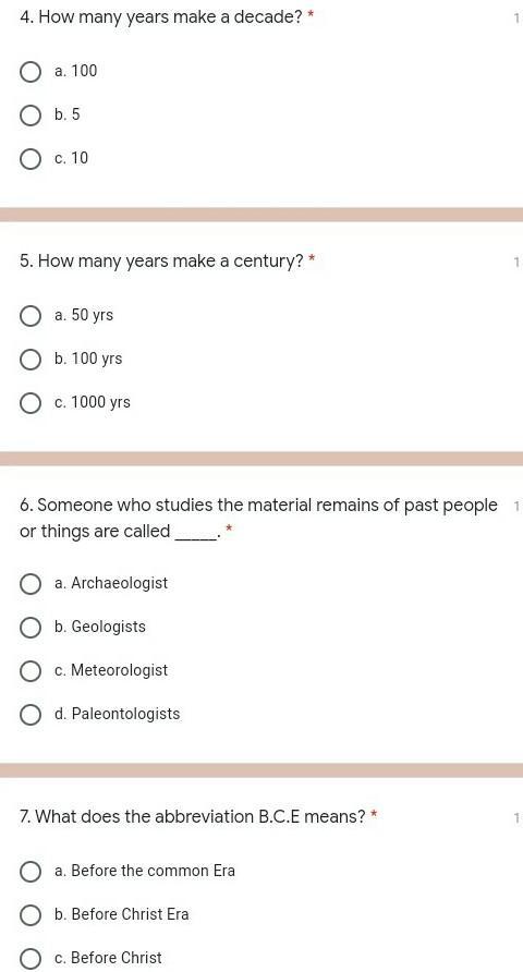 can someone tell me the answers please