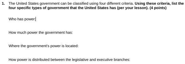How would I answer these questions? I know it says history but the course is U.S. Government in 10th