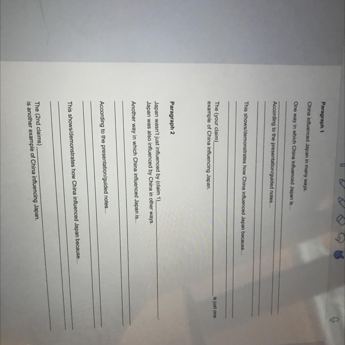 I need help with my 2 paragraphs