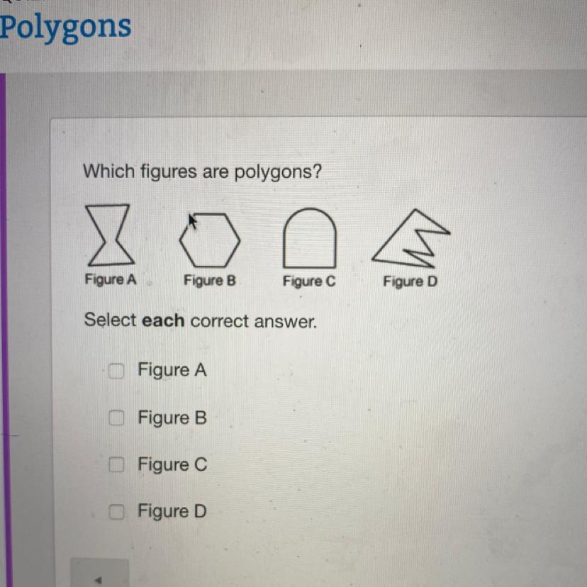 Which Figures Are Polygons