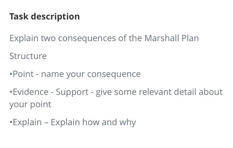 Marshall Plan Consequences ASAPPPP