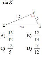 Find the value of each trigonometric ratio.