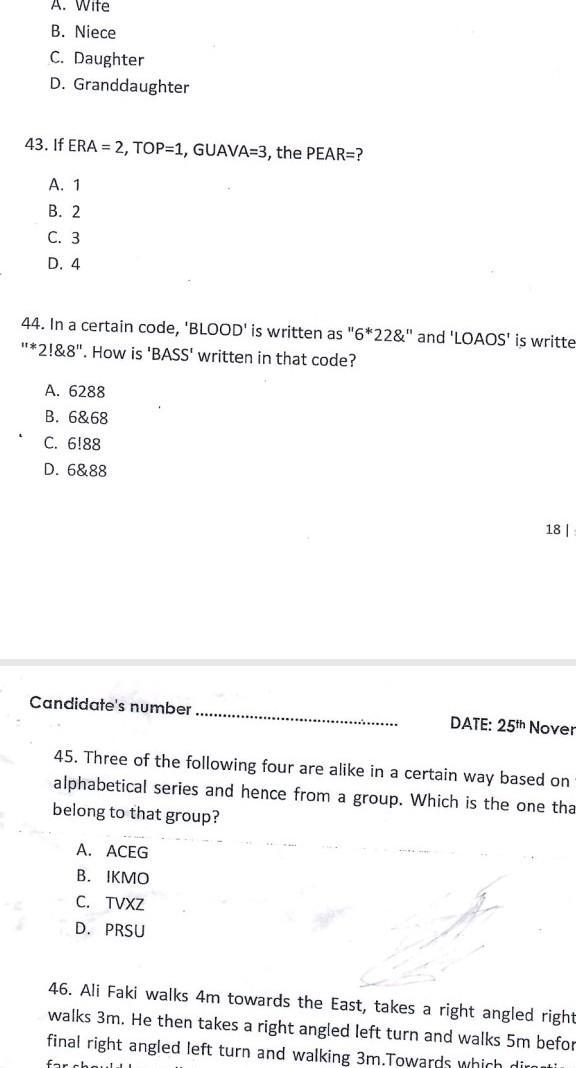 in a certain code blood is written as "6*22&amp;", 'LOAOS' is written as "21&amp;8". how is 'BASS' written