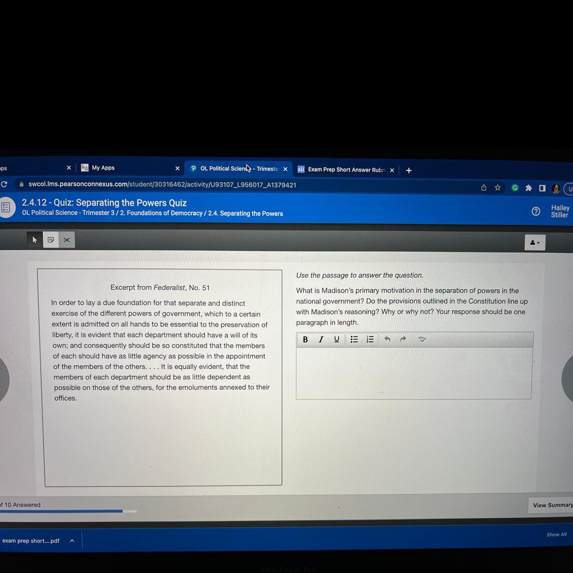 Please help asap! The answer should be in the paragraph but Im just not understanding it. 