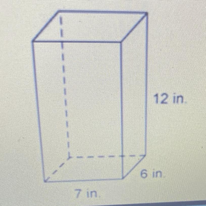 what is the surface area of the rectangular prism? Show your work/calculations below to prove ur answer.Answer=_in2