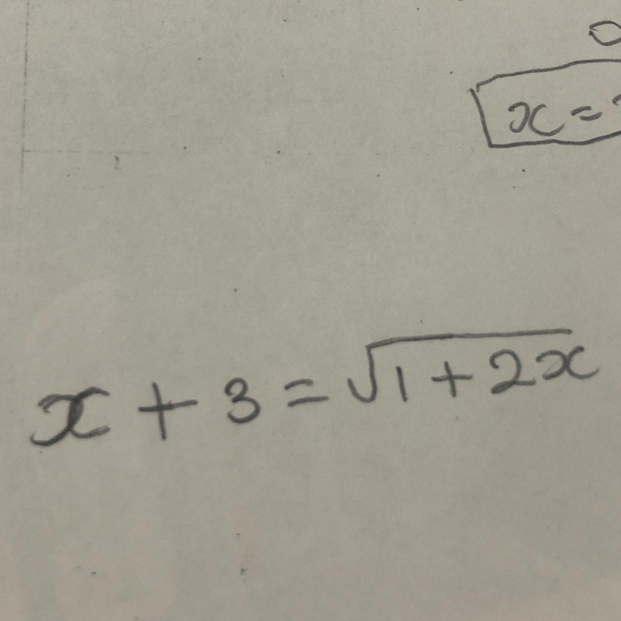Help yall, I dont understand this radical equation 