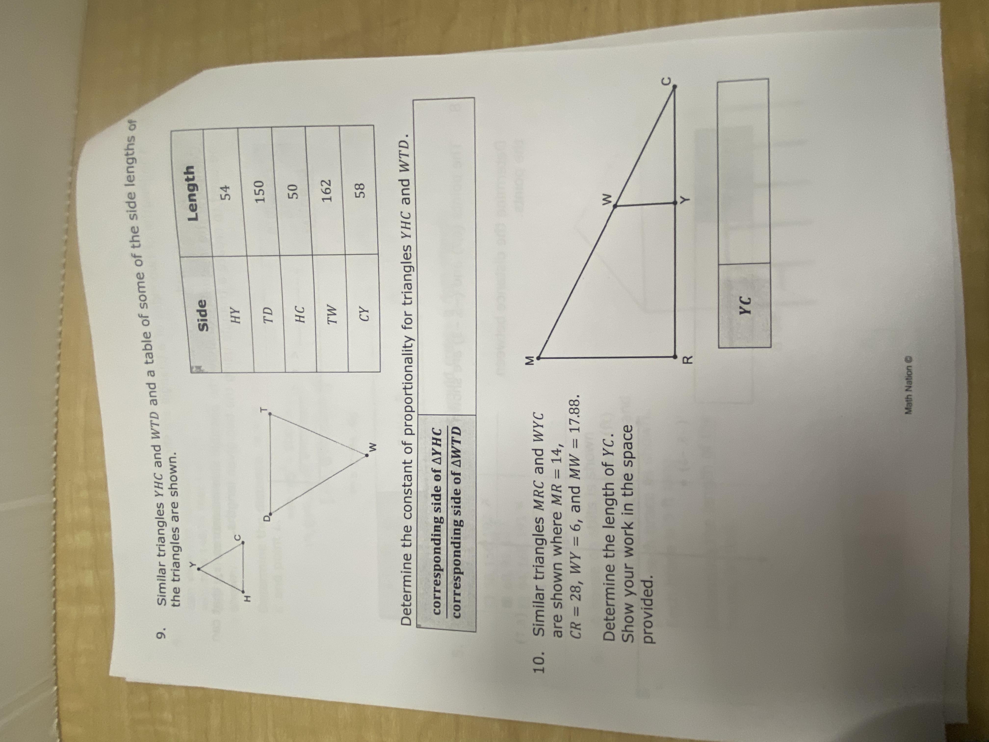 I need numbers 9 and 10 on please ok, i dont understand it